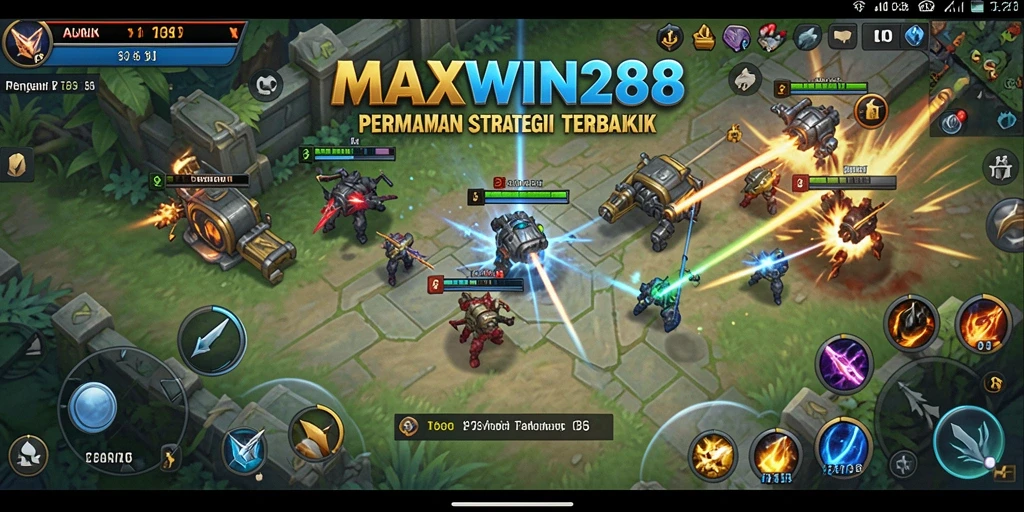 Tampilan seru gameplay strategi di MAXWIN288.