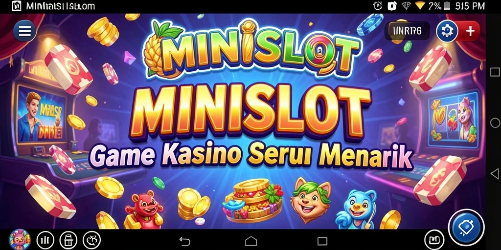 Tampilan gameplay kasino yang seru dalam MINISLOT.