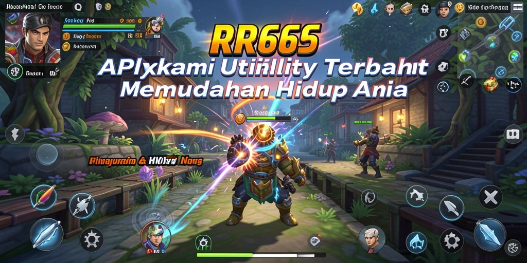 Screenshot utama RR666 menunjukkan antarmuka yang sederhana dan mudah dipahami.